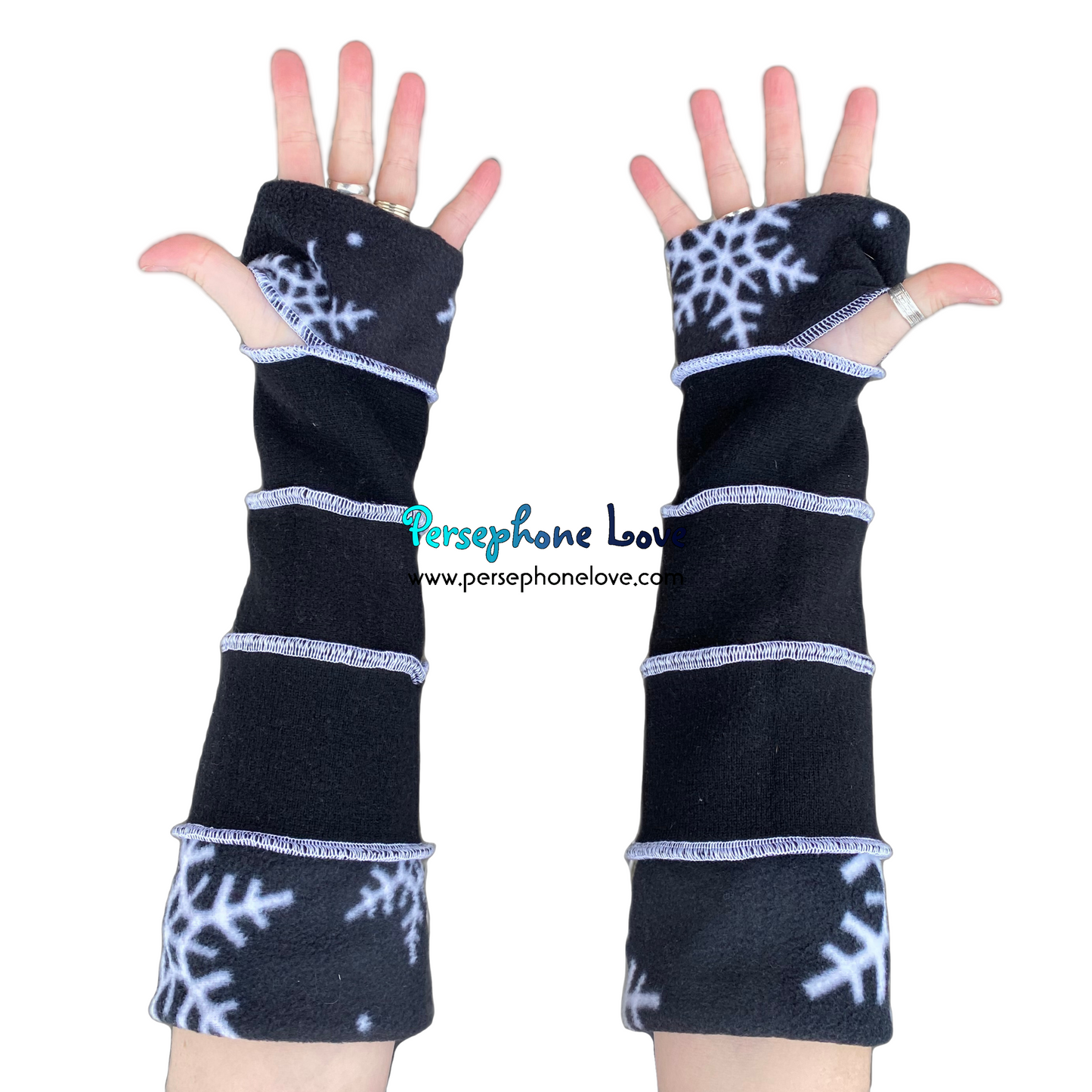 Katwise-inspired felted 100% cashmere arm warmers-1656
