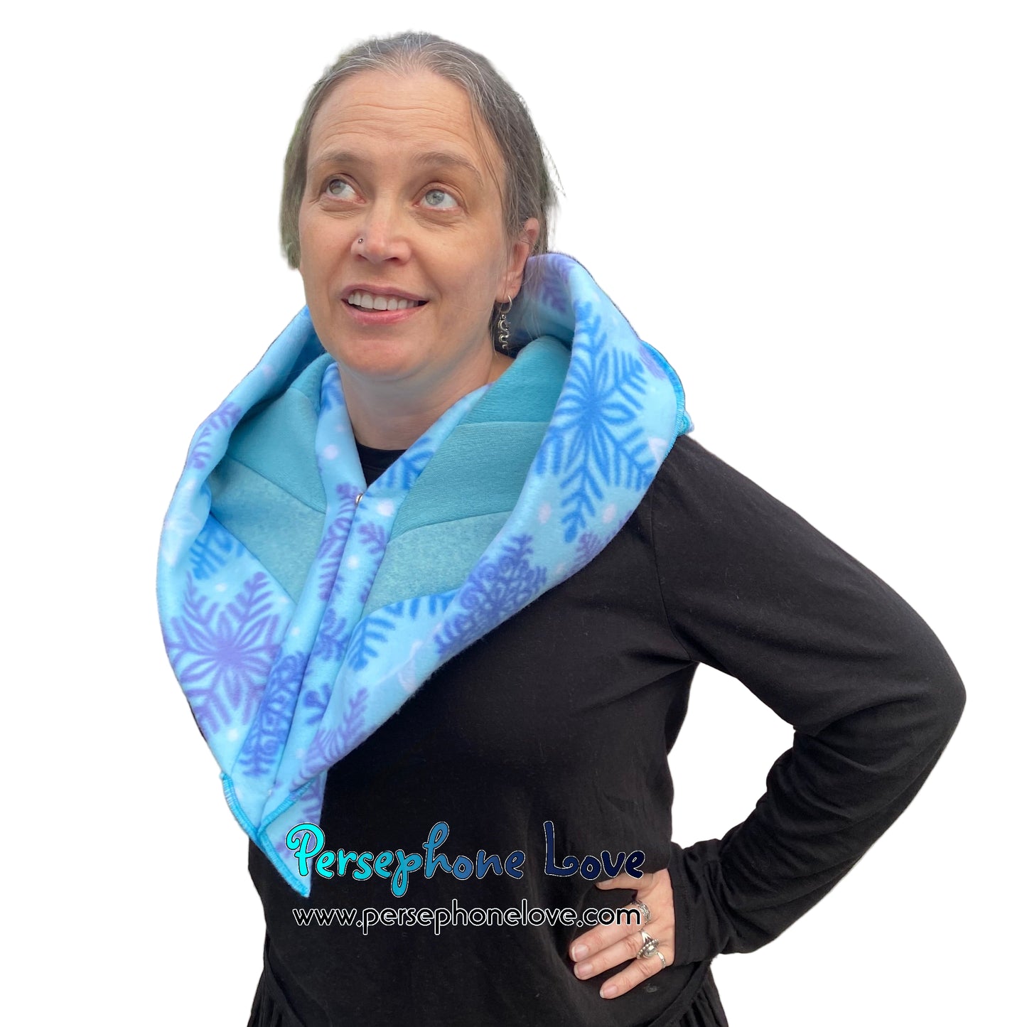 Katwise inspired felted 100% cashmere recycled sweater elf hat/hood-1794