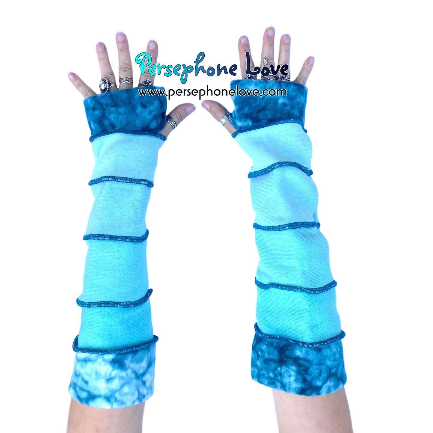 Katwise-inspired 100% felted cashmere arm warmers-1796