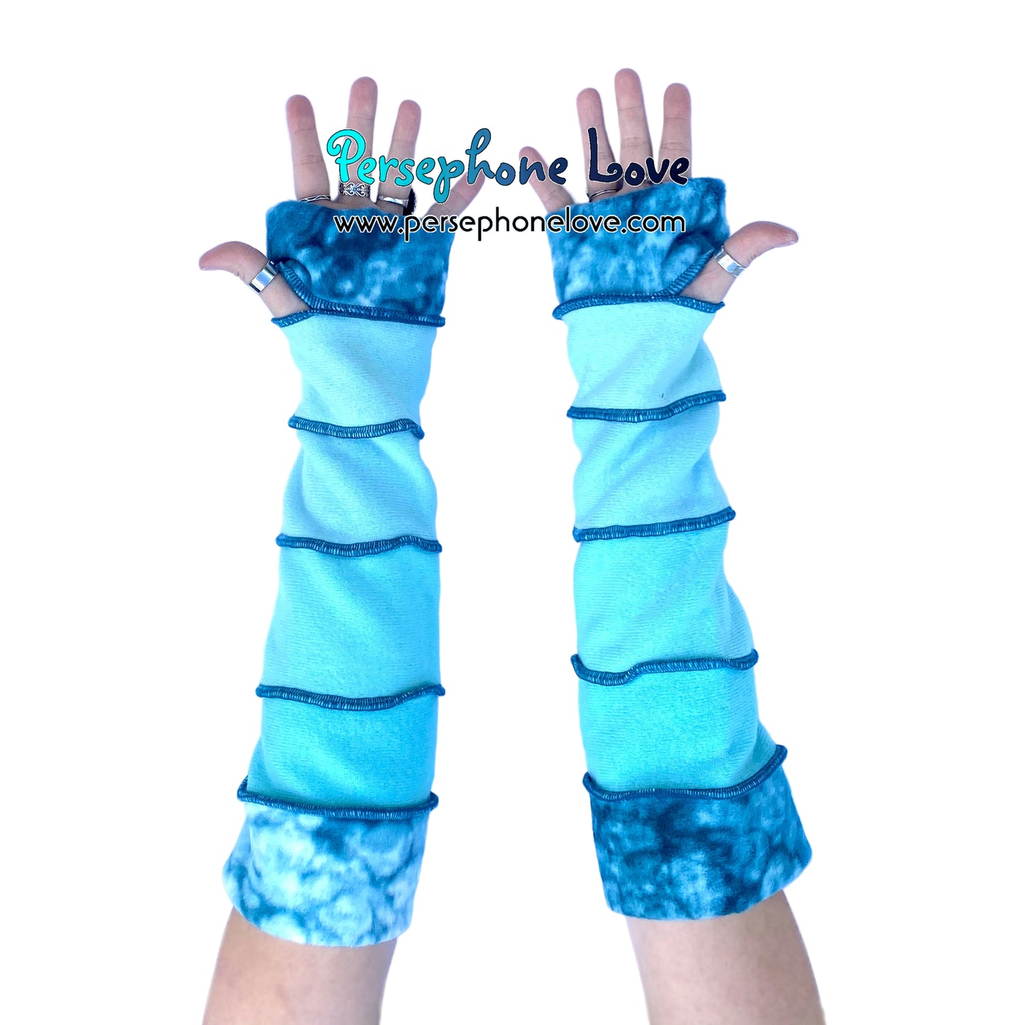 Katwise-inspired 100% felted cashmere arm warmers-1796