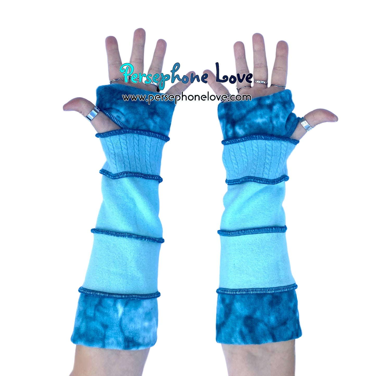 Katwise-inspired 100% felted cashmere arm warmers-1806