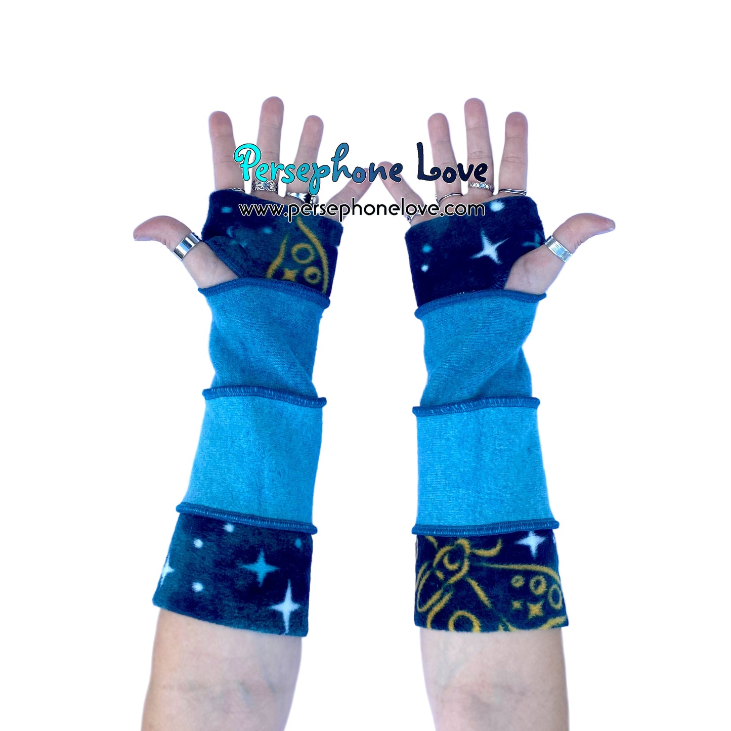 Katwise-inspired 100% felted cashmere arm warmers-1817