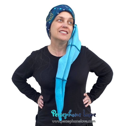 Katwise inspired felted 100% cashmere/fleece recycled sweater elf hat-1823