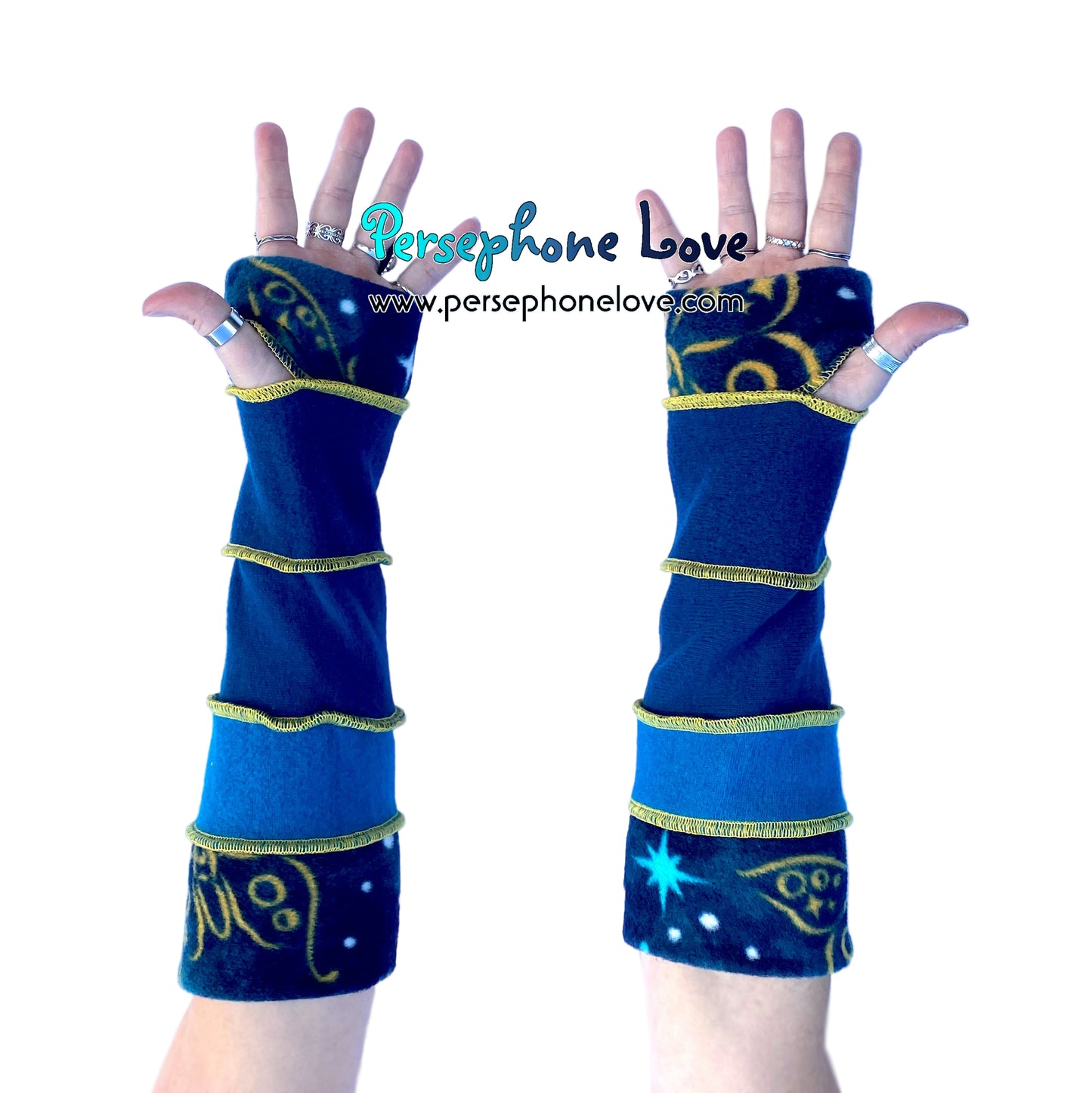 Katwise-inspired 100% felted cashmere arm warmers-1829