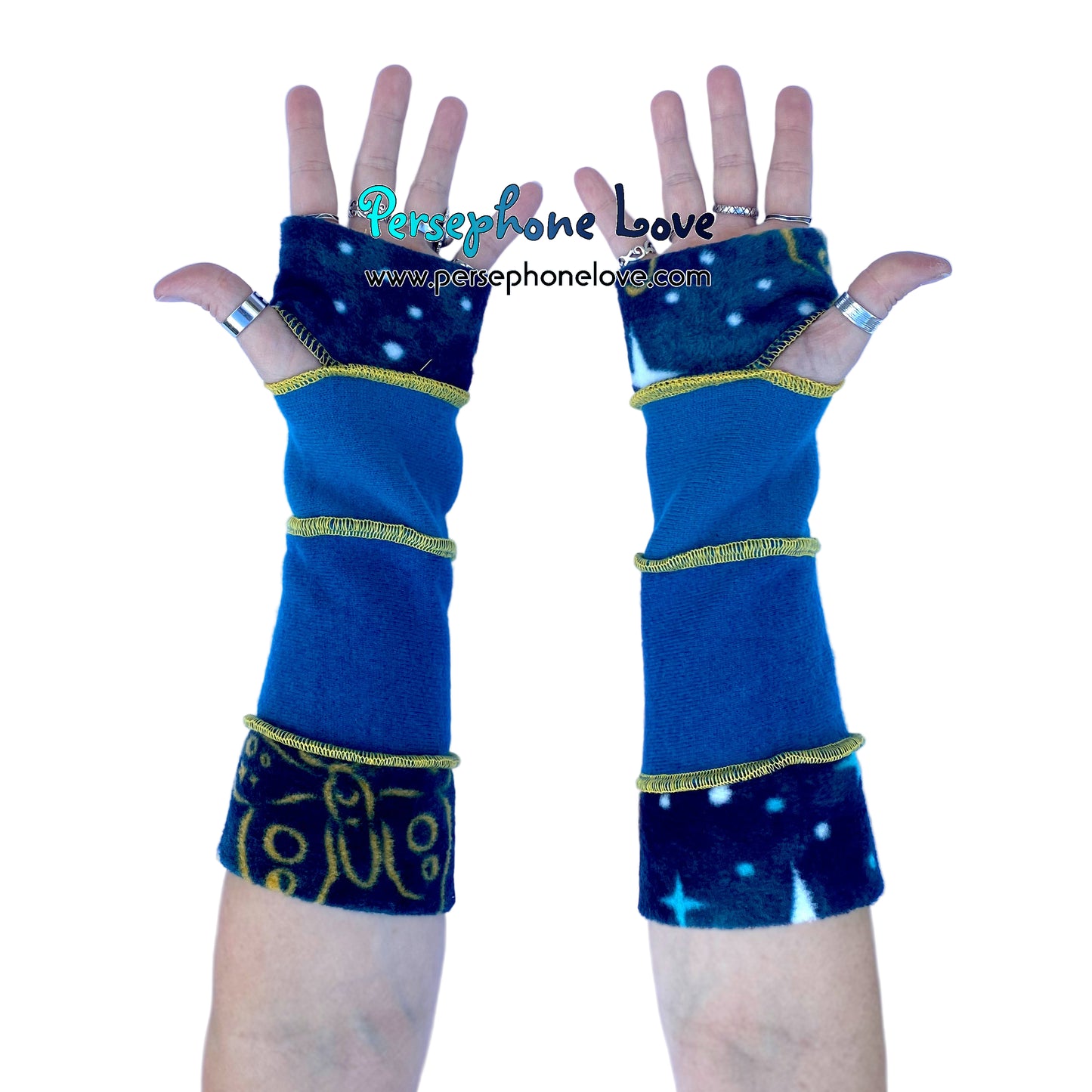 Katwise-inspired 100% felted cashmere arm warmers-1834
