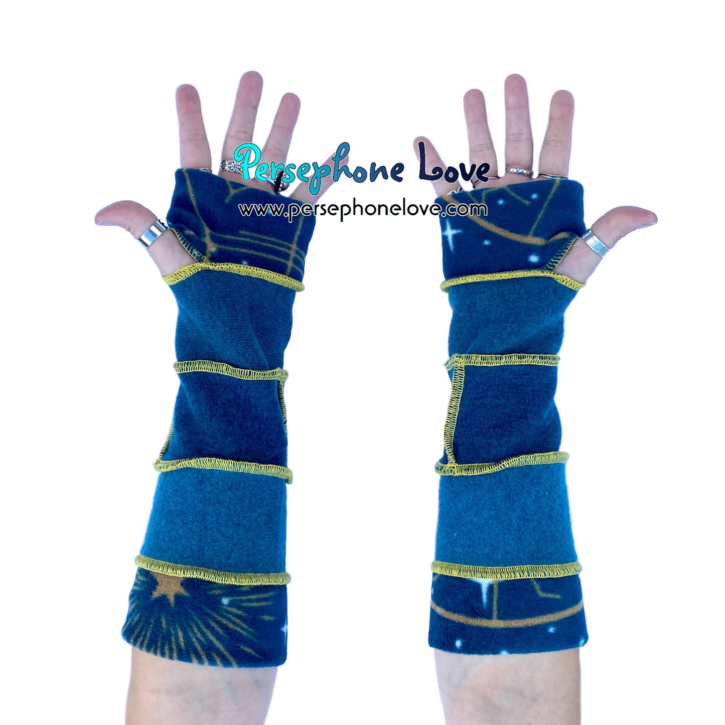 Katwise-inspired 100% felted cashmere arm warmers-1839