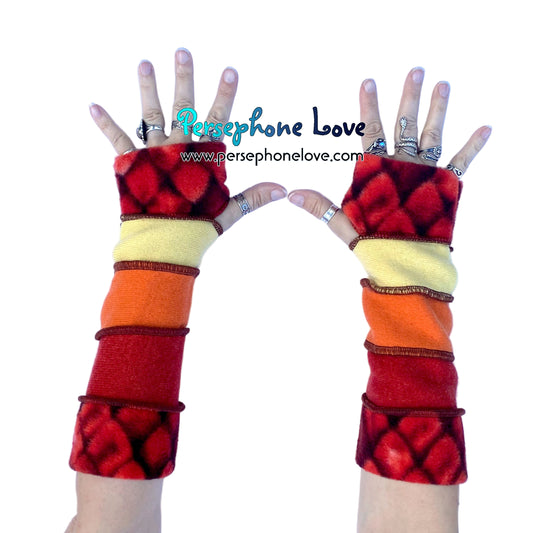Katwise-inspired 100% felted cashmere arm warmers-1843