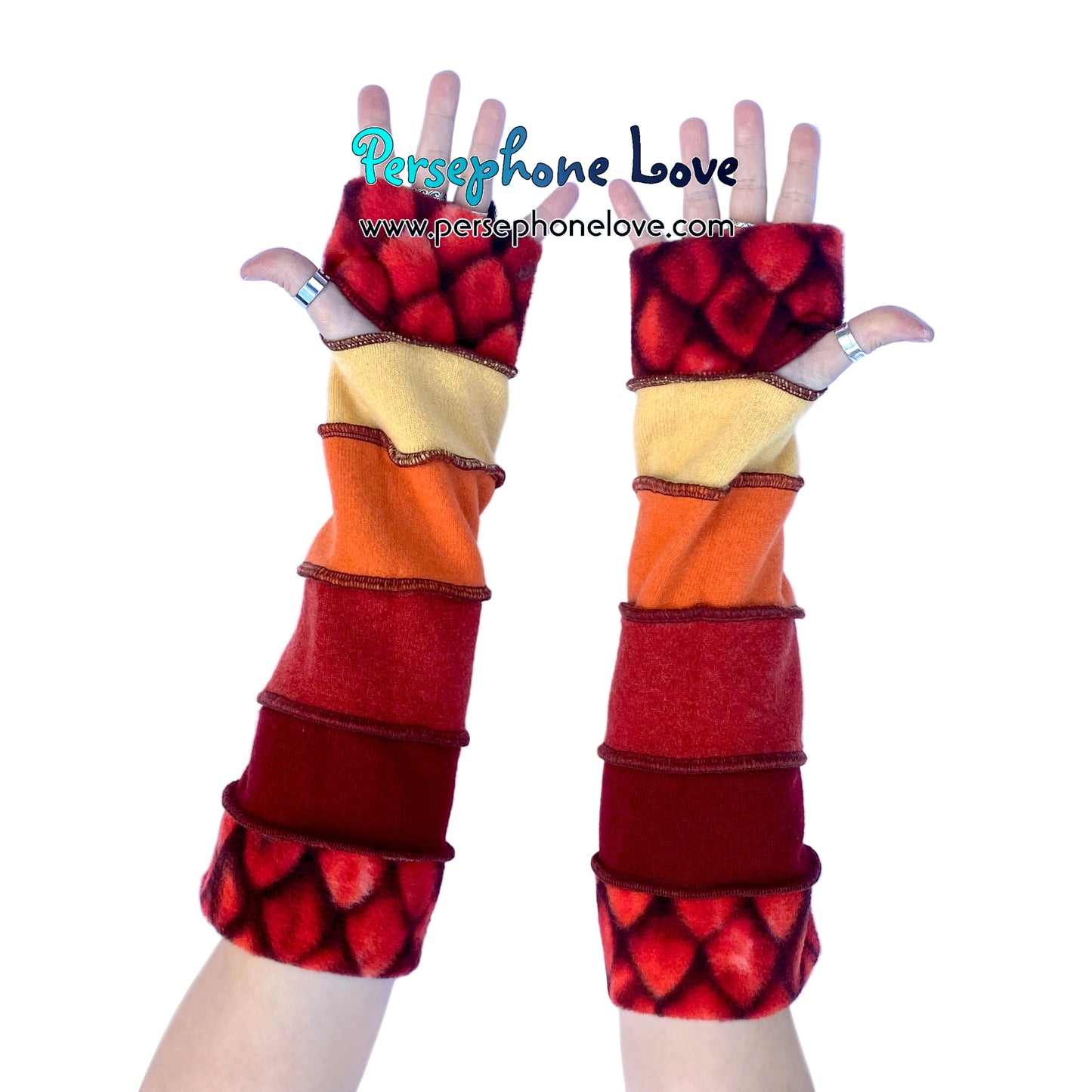Katwise-inspired 100% felted cashmere arm warmers-1845