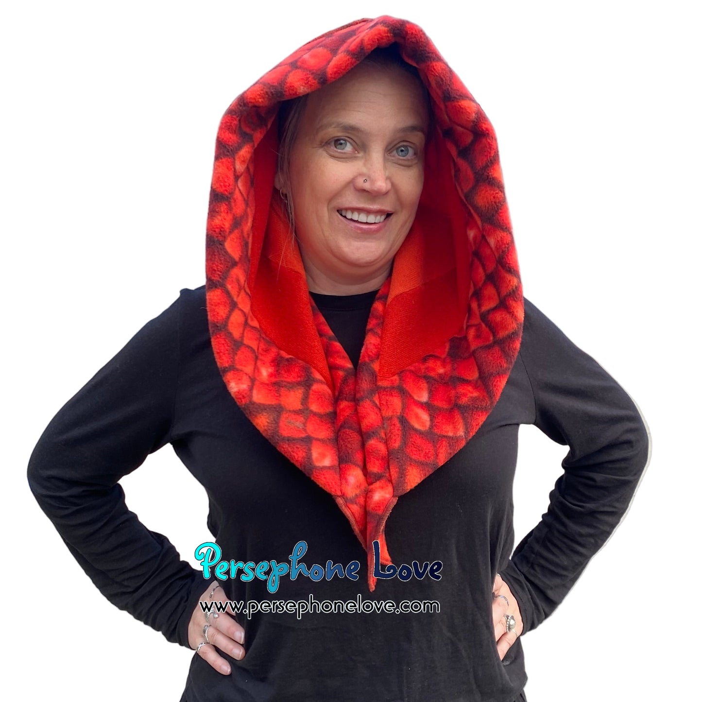 Katwise inspired felted 100% cashmere recycled sweater elf hat/hood-1847