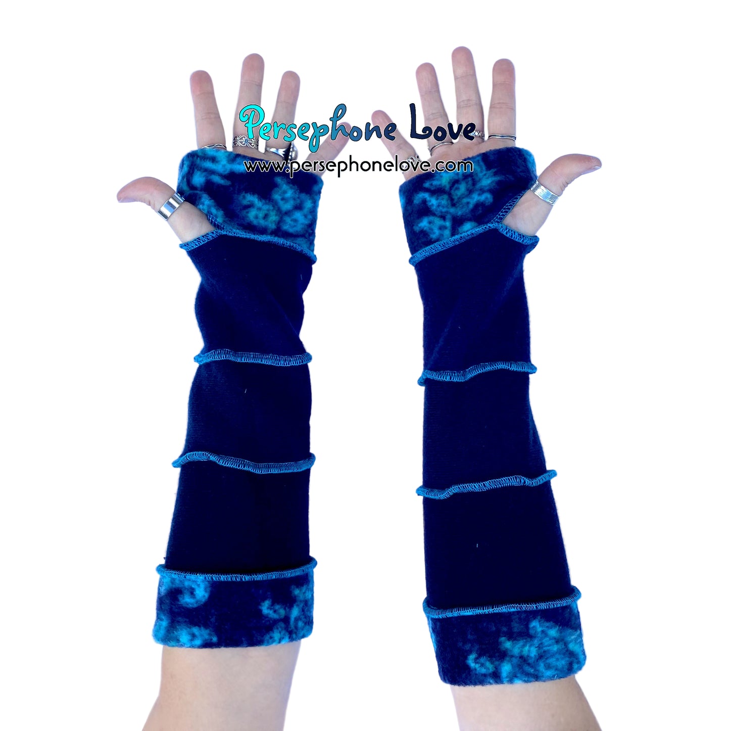 Katwise-inspired 100% felted cashmere arm warmers-1851