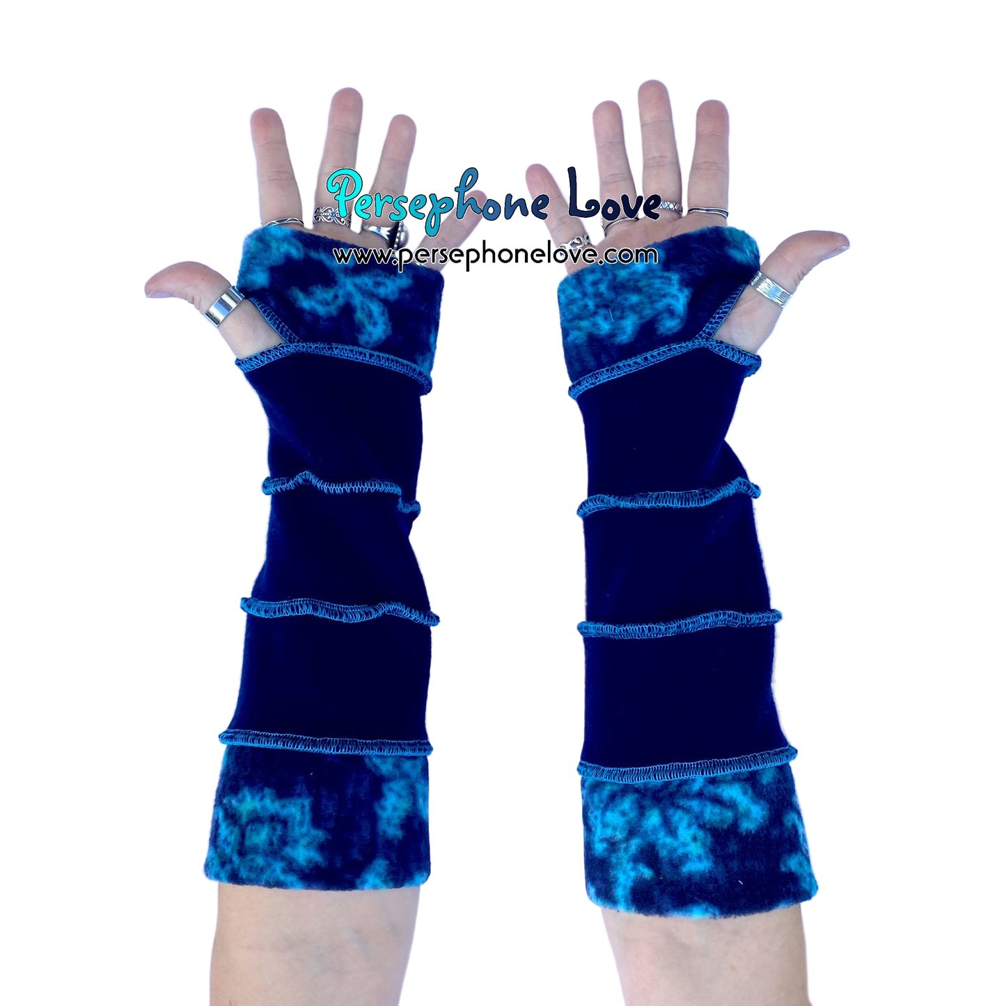 Katwise-inspired 100% felted cashmere arm warmers-1852