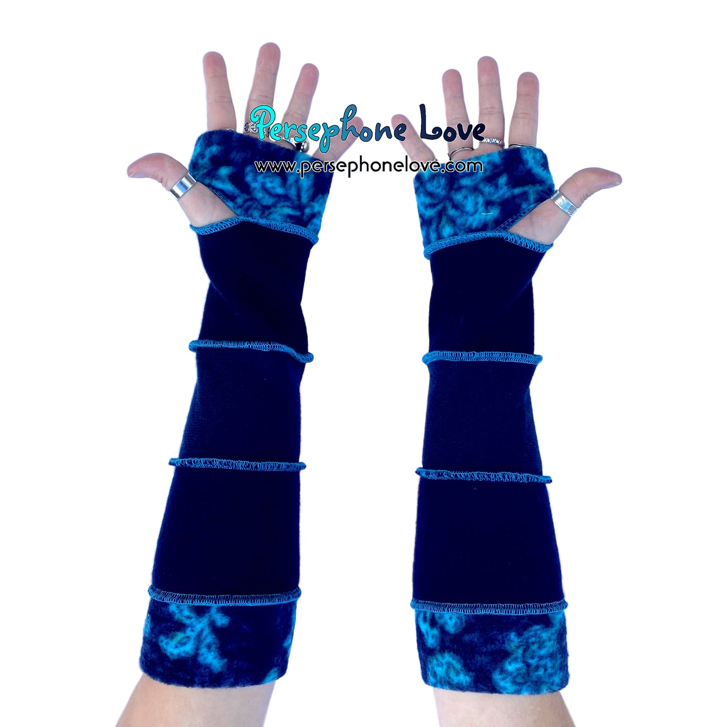 Katwise-inspired 100% felted cashmere arm warmers-1853