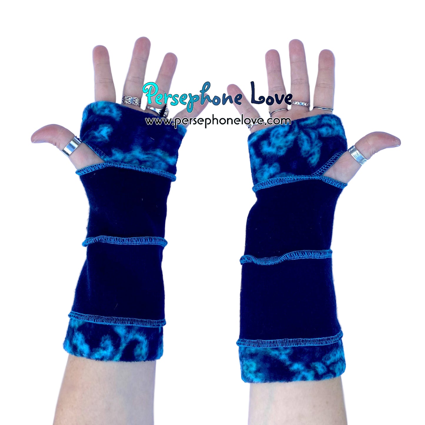 Katwise-inspired 100% felted cashmere arm warmers-1854
