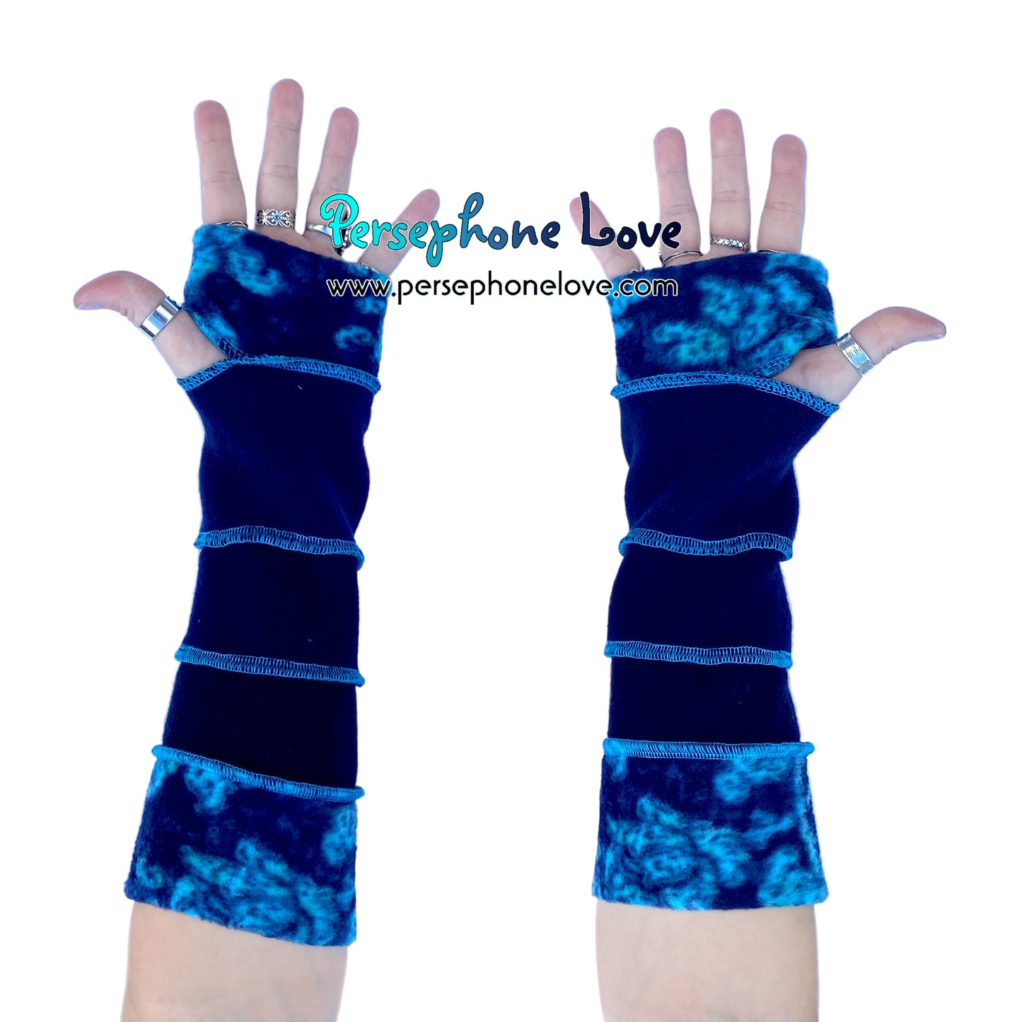 Katwise-inspired 100% felted cashmere arm warmers-1861