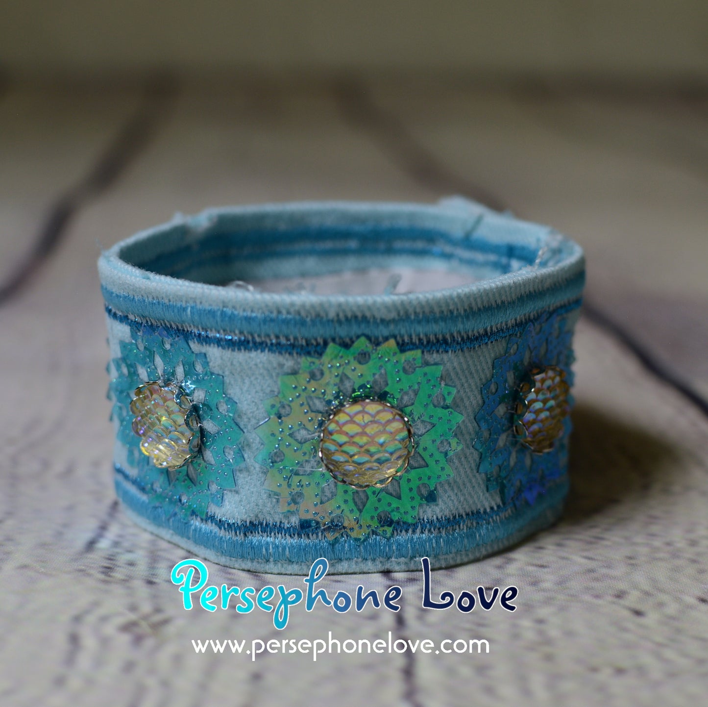 Dragon mermaid scales necklace earring bracelet set-1229