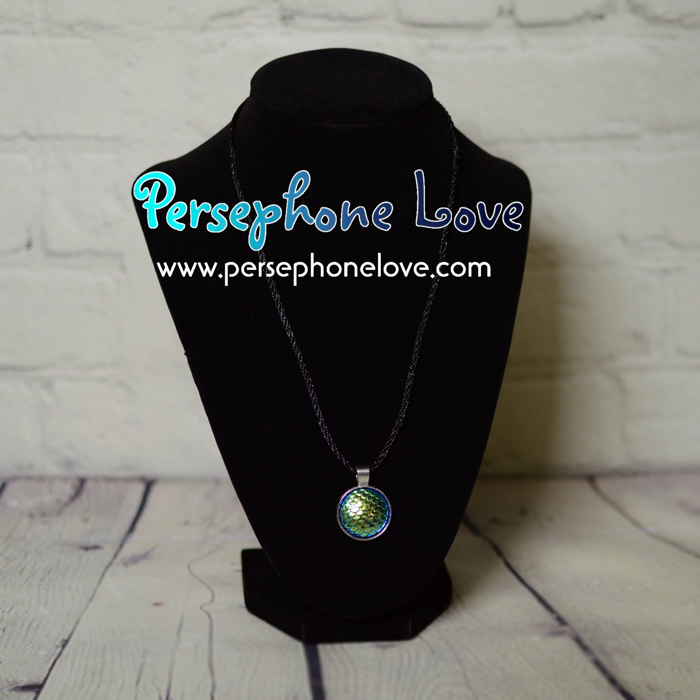 Dragon mermaid scales necklace earring bracelet set-1233