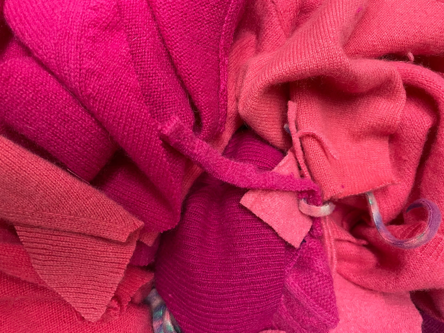 Sample packet of felted materials