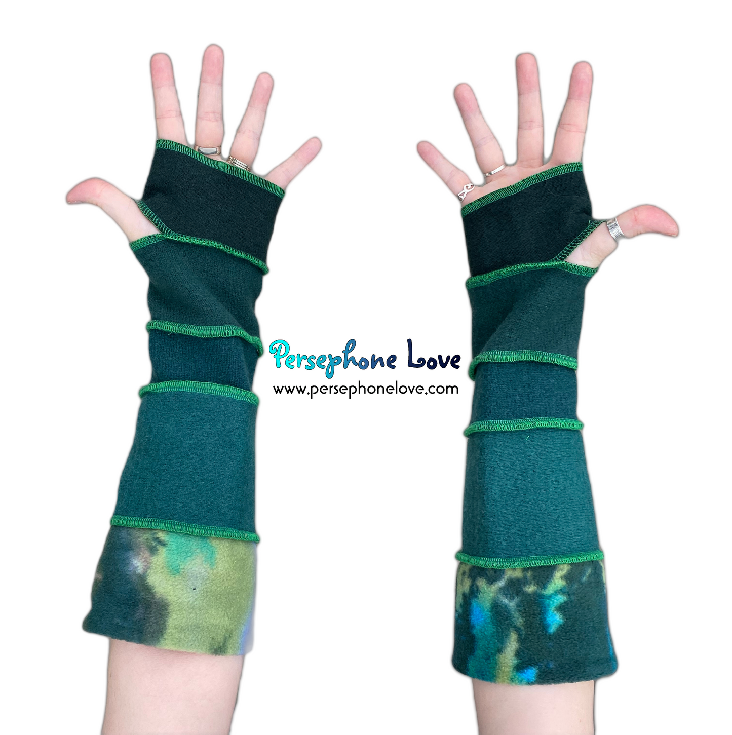 Katwise-inspired felted 100% cashmere arm warmers-1564