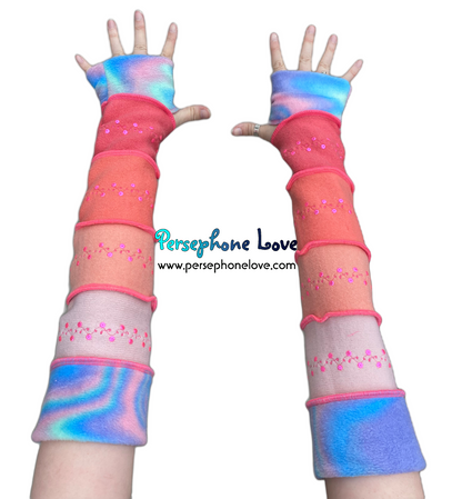 Katwise-inspired felted 100% cashmere arm warmers-1569
