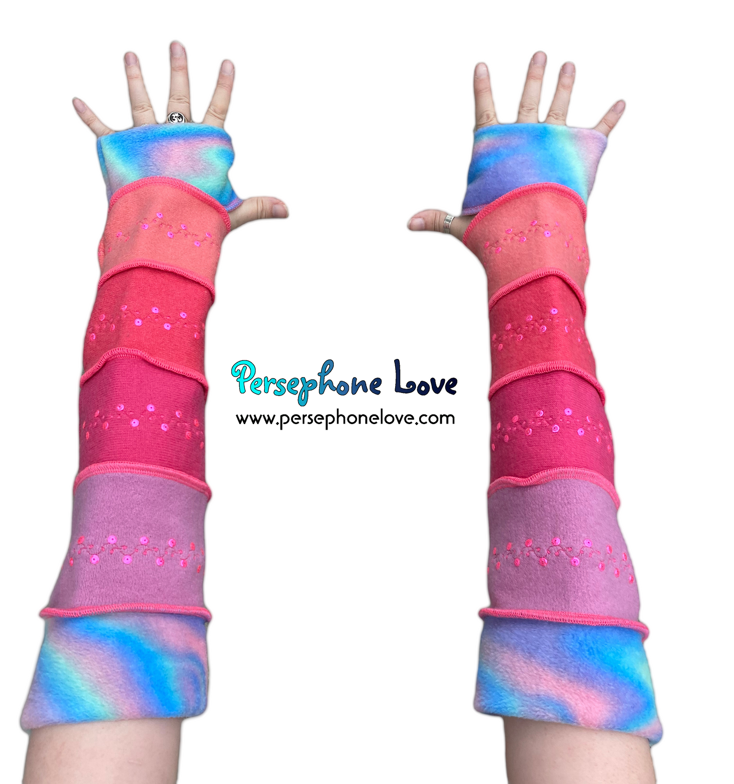 Katwise-inspired felted 100% cashmere arm warmers-1572