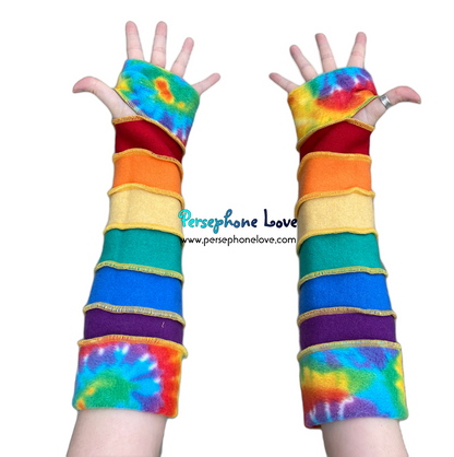 Katwise-inspired felted 100% cashmere arm warmers-1601
