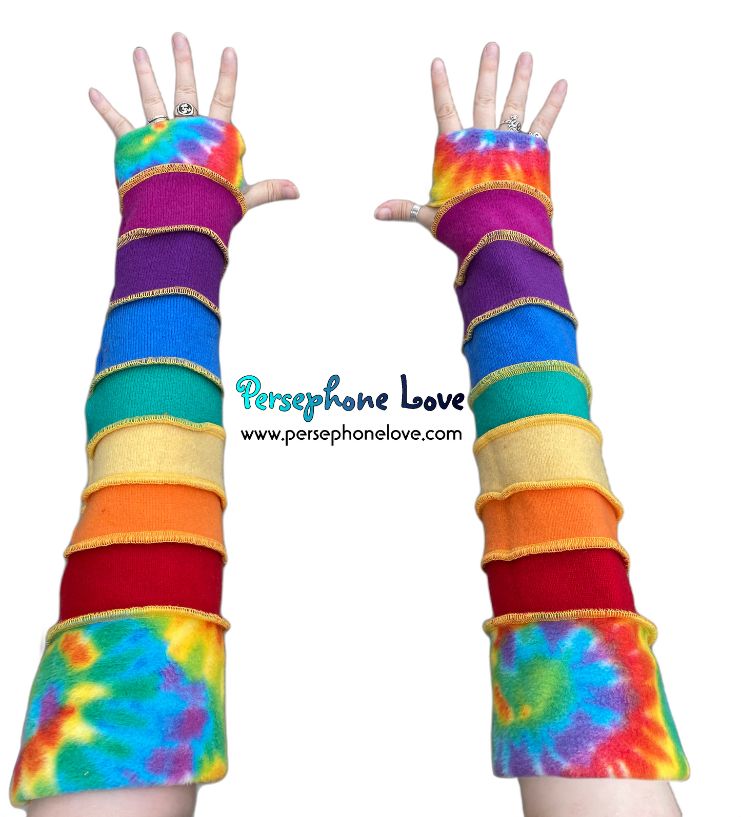 Katwise-inspired felted 100% cashmere arm warmers-1602