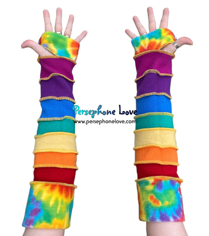 Katwise-inspired felted 100% cashmere arm warmers-1602