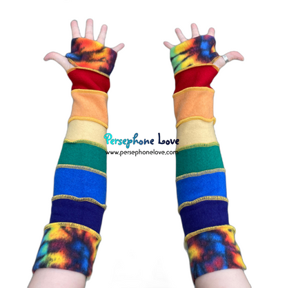 Katwise-inspired felted 100% cashmere arm warmers-1608