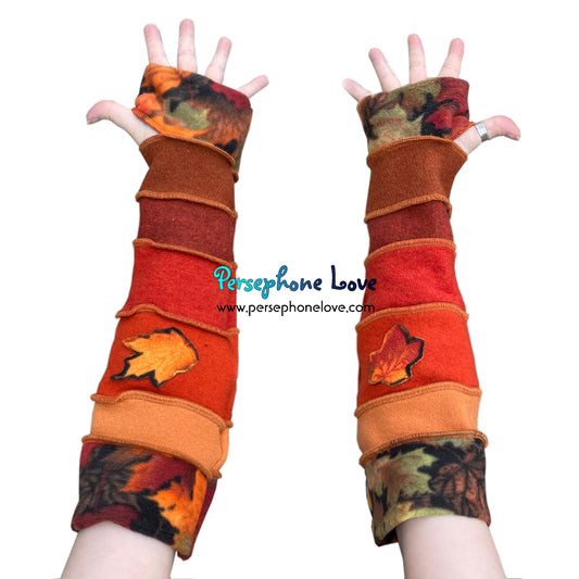 Katwise-inspired felted 100% cashmere arm warmers-1616