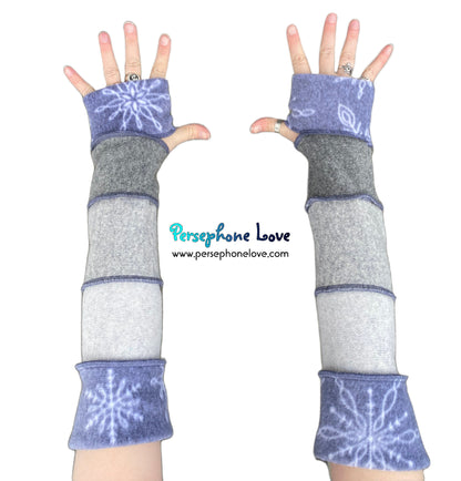 Katwise-inspired felted 100% cashmere arm warmers-1643