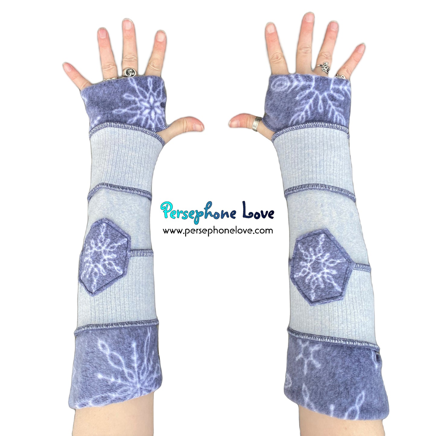 Katwise-inspired felted 100% cashmere arm warmers-1649