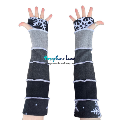 Katwise-inspired felted 100% cashmere arm warmers-1658