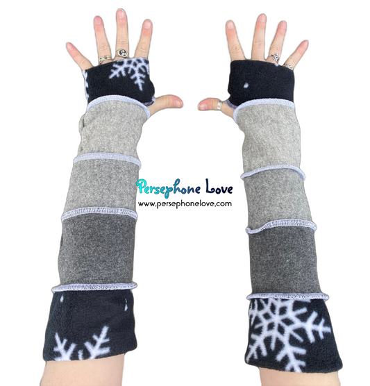 Katwise-inspired felted 100% cashmere arm warmers-1659