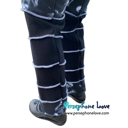 Katwise-inspired felted black merino wool leg warmers-1783