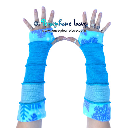 Katwise-inspired 100% felted cashmere arm warmers-1790