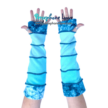 Katwise-inspired 100% felted cashmere arm warmers-1796