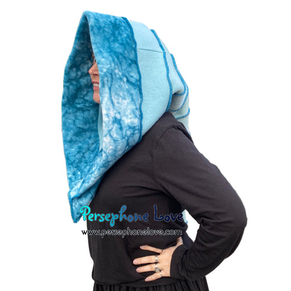 Katwise inspired felted 100% cashmere recycled sweater elf hat/hood-1802