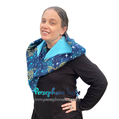 Katwise inspired felted 100% cashmere recycled sweater elf hat/hood-1815