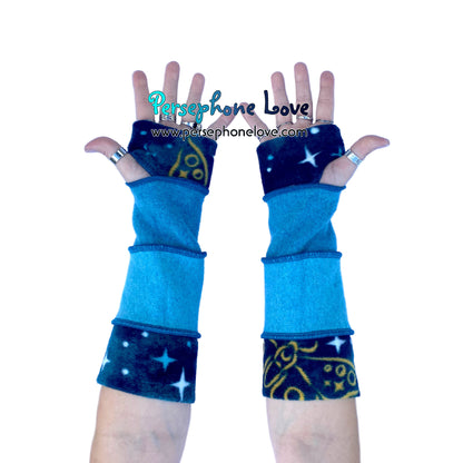 Katwise-inspired 100% felted cashmere arm warmers-1817