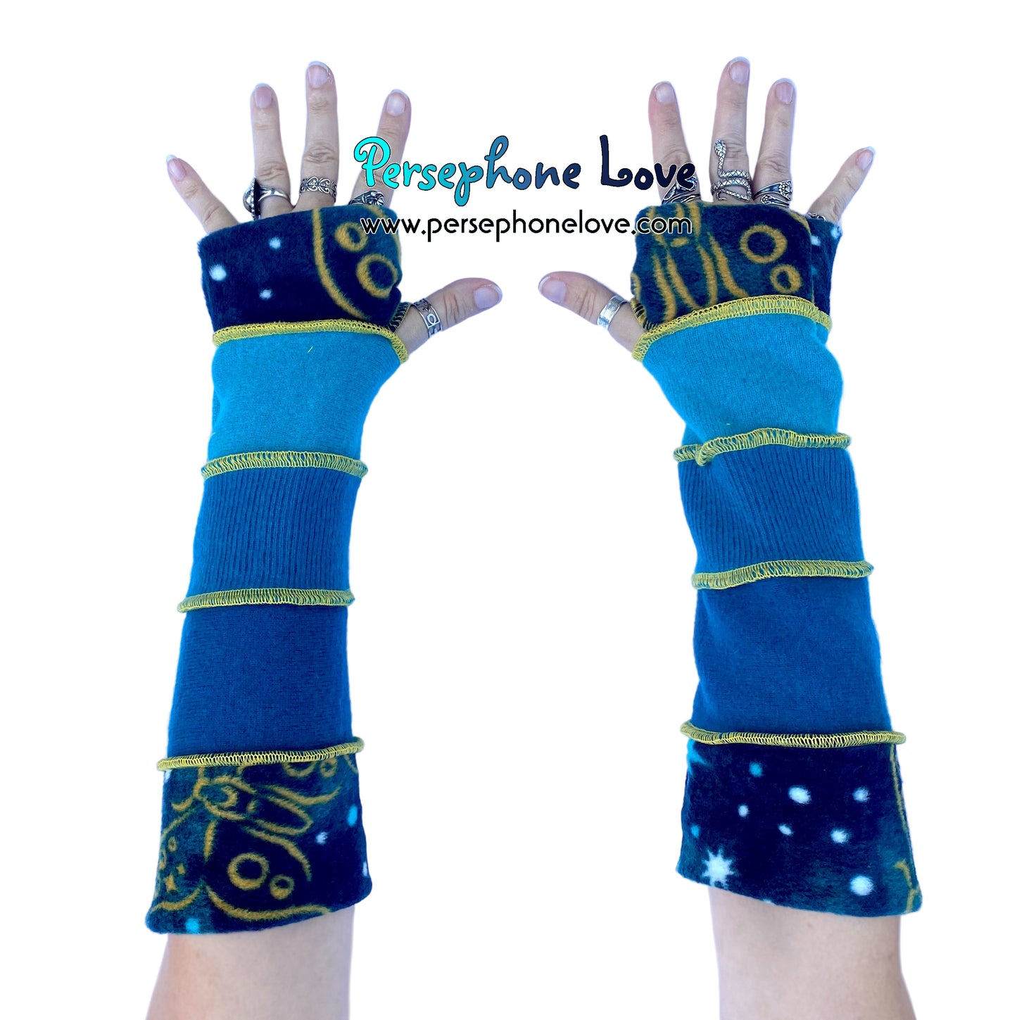 Katwise-inspired 100% felted cashmere arm warmers-1831
