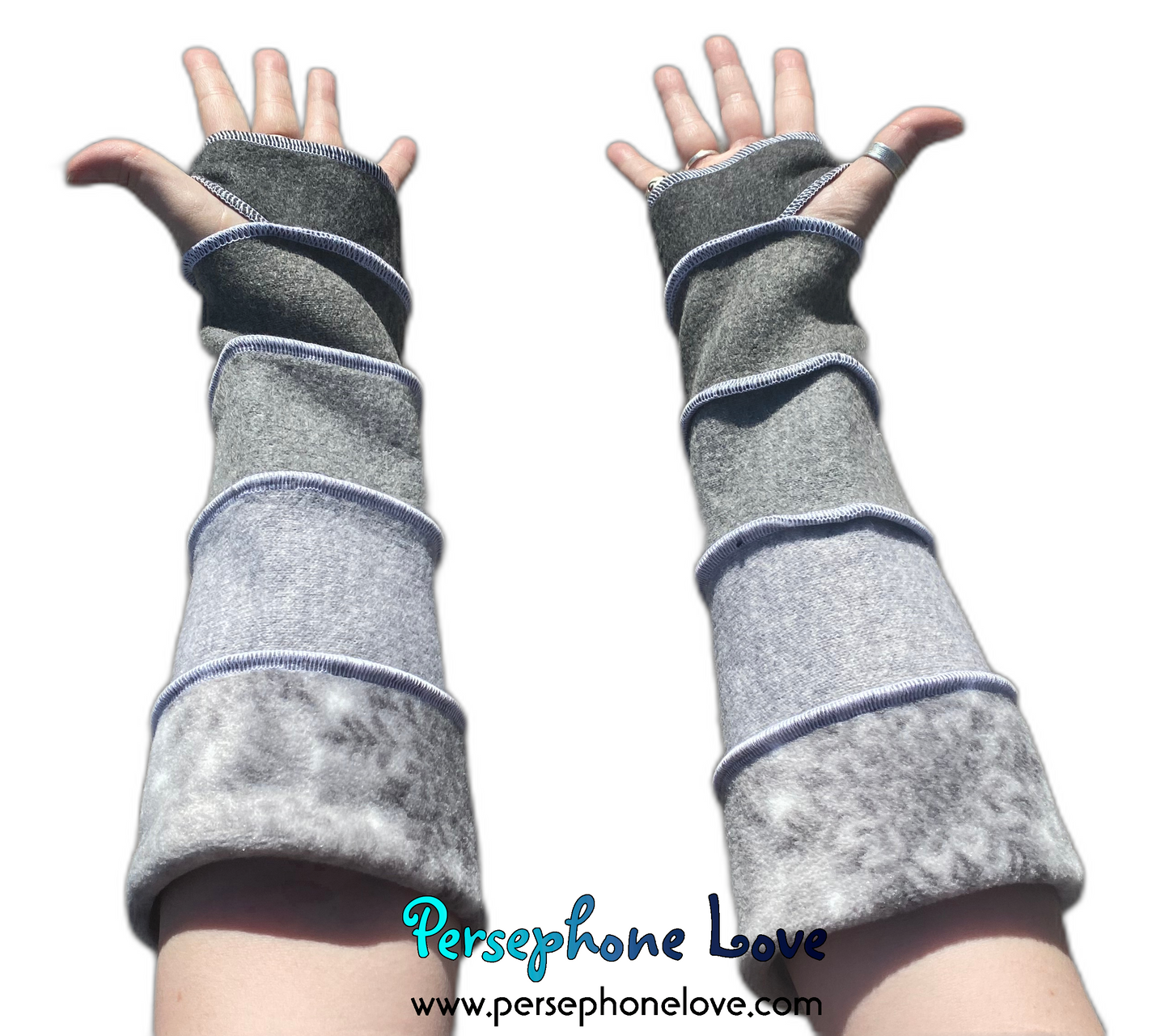 Katwise-inspired 100% felted cashmere arm warmers-1548